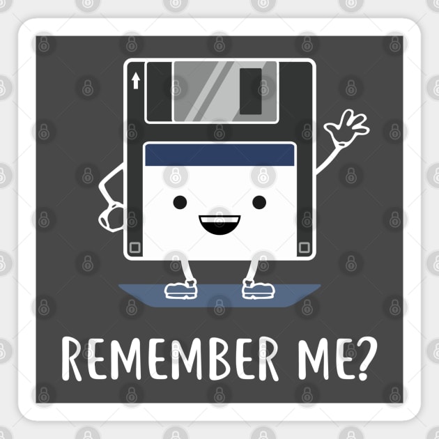 Floppy Disk Remember Me? Design Magnet by DavidSpeedDesign